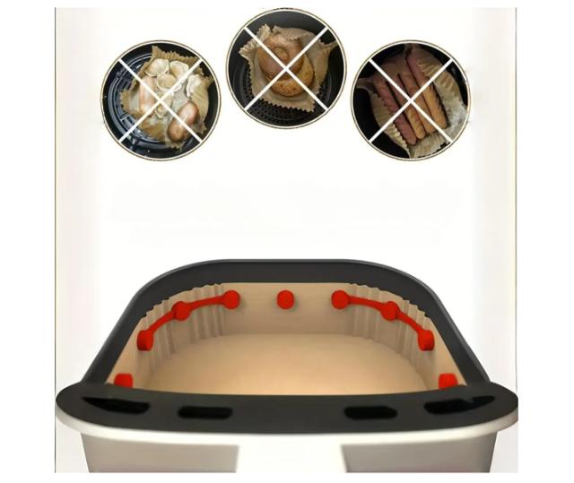 Magnetklips til bagepapir - 12 stk til airfryer