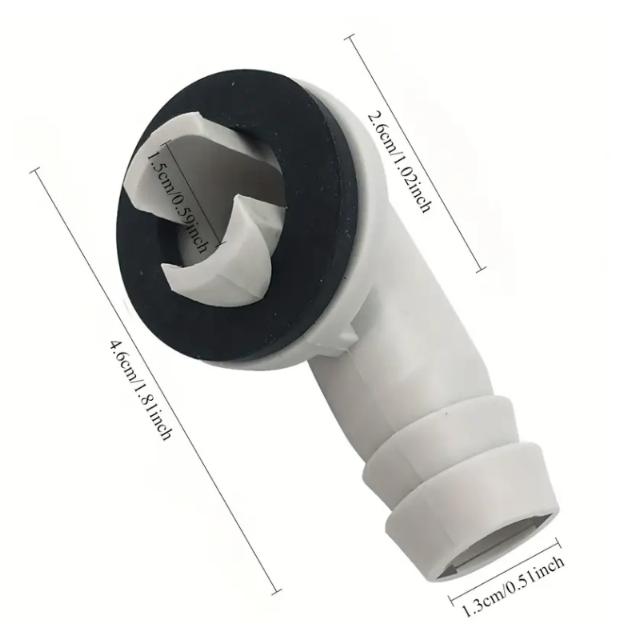 Afløbsstuds til varmepumpe udedel