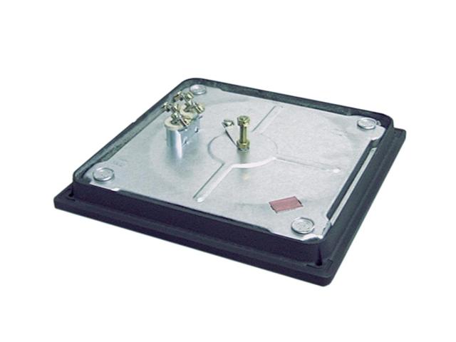 Kogeplade Mål 300x300 (310x310)mm 2500W 400V Tilslutning 4 skrueklemmer med pålægningskant