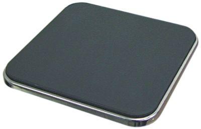 Kogeplade Mål 300x300mm 3500W 230V Tilslutning 4 skrueklemmer med overløbskant