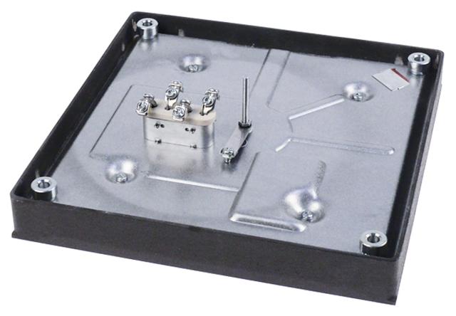 Kogeplade Mål 300x300mm 4000W 400V Tilslutning 4 skrueklemmer med støbt kant H 42mm