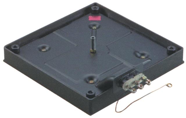 hot plate dimensions 300x300mm 3000W 400Vwith cast edge H 43mm connection 3 screw clamps