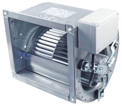 Radialventilator Type DD 7/7 230V 147W 50/60Hz 1290o/min Antal polpar 4 H 284mm Højde udløb 145mm