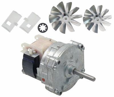 Drevmotor 230V 50Hz 63o/min Akse 8x7mm