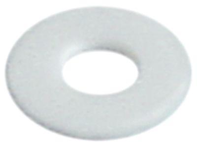 Fladpakning PTFE ID ø 7mm UD ø 16mm Materialestyrke 1mm VPE 1Stk.