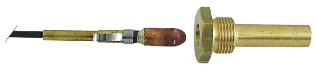 thermometer mounting measurements 58x25.5mm0 up to +120°C capillary pipe 1500mm probe ø 10mm