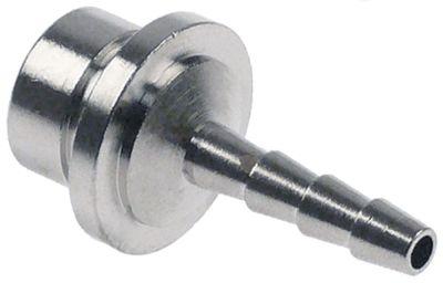 Slangetilslutning AFG Tilslutning Indstik 14x8mm Messing fornikling til Øl DN 28mm lige Tylle ø 5mm