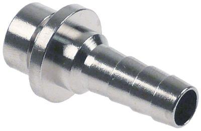 Slangetilslutning AFG Tilslutning Indstik 14x8mm Messing fornikling til Øl DN 7mm lige Tylle ø 95mm