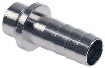 Slangetilslutning AFG Tilslutning Indstik 14x8mm Messing fornikling til Øl DN 10mm lige