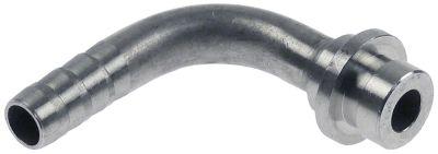 Slangetilslutning AFG Tilslutning Indstik 14x8mm CNS til Øl DN 7mm vinkel Tylle ø 95mm