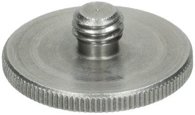 Rouletteret skrue Gevind M8 CNS ø 28mm H 3mm Gevind L 4mm VPE 1Stk.