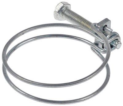 Slangebånd Stål galvaniseret ø 37mm VPE 10Stk.