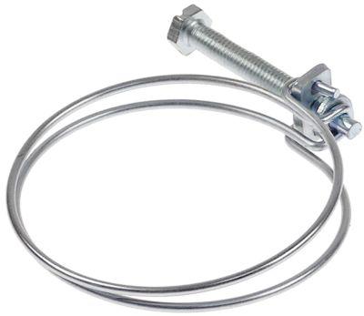 Slangebånd Stål galvaniseret ø 64-68mm VPE 10 Stk.