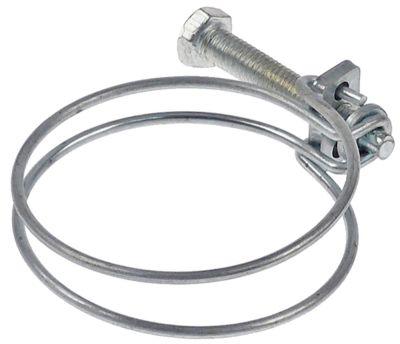Slangebånd Stål galvaniseret ø 34-38mm VPE 20Stk.