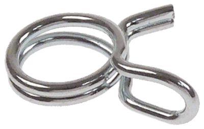 Trådklemme Stål galvaniseret ø 5,6-6mm Trådtykkelse ø 8mm VPE 100Stk.