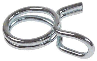 Trådklemme Stål galvaniseret ø 6,3-7mm Trådtykkelse ø 1mm VPE 100Stk.