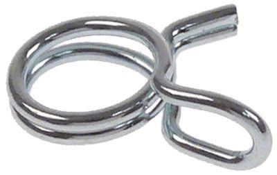Trådklemme Stål galvaniseret ø 7-7,5mm Trådtykkelse ø 1mm VPE 100 Stk.