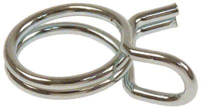 Trådklemme Stål galvaniseret ø 7,3-7,8mm Trådtykkelse ø 1mm VPE 100 Stk.