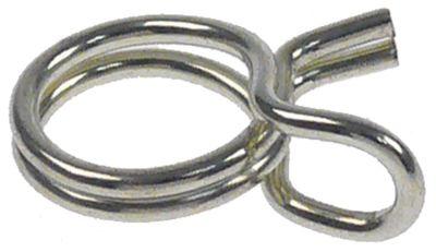 Trådklemme Stål galvaniseret ø 7,8-8,3mm Trådtykkelse ø 1mm VPE 100Stk.