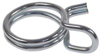 Trådklemme Stål galvaniseret ø 8,8-9,3mm Trådtykkelse ø 1mm VPE 100 Stk.