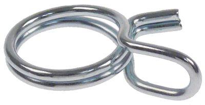 Trådklemme Stål galvaniseret ø 11-11,6mm Trådtykkelse ø 12mm VPE 100Stk.
