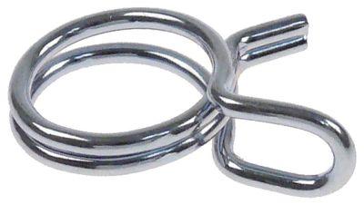 Trådklemme Stål galvaniseret ø 12,2-12,9mm Trådtykkelse ø 15mm VPE 100 Stk.