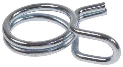 Trådklemme Stål galvaniseret ø 12,4-13,1mm Trådtykkelse ø 12mm VPE 100 Stk.
