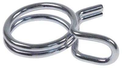 Trådklemme Stål galvaniseret ø 13,3-14,1mm Trådtykkelse ø 15mm VPE 100Stk.