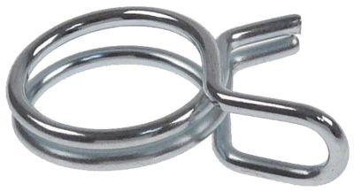 Trådklemme Stål galvaniseret ø 14,4-15,1mm Trådtykkelse ø 18mm VPE 50 Stk.