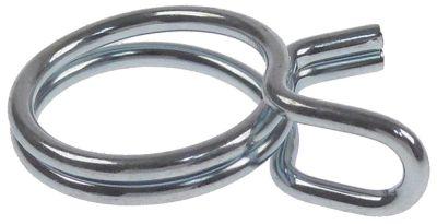 Trådklemme Stål galvaniseret ø 15,5-16,3mm Trådtykkelse ø 18mm VPE 50Stk.