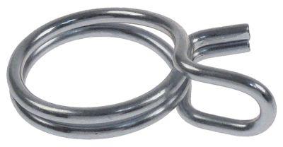 Trådklemme Stål galvaniseret ø 19,6-20,5mm Trådtykkelse ø 2mm VPE 50 Stk.