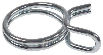 Trådklemme Stål galvaniseret ø 20,6-21,6mm Trådtykkelse ø 2mm VPE 50Stk.