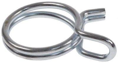 Trådklemme Stål galvaniseret ø 25,6-26,9mm Trådtykkelse ø 25mm VPE 50Stk.