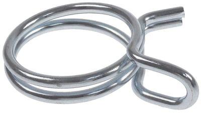 Trådklemme Stål galvaniseret ø 26,7-28,1mm Trådtykkelse ø 25mm VPE 50Stk.