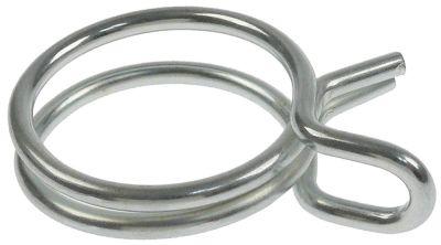 Trådklemme Stål galvaniseret ø 29,3-30,9mm Trådtykkelse ø 28mm VPE 20Stk.