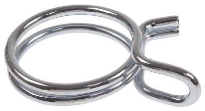 Trådklemme Stål galvaniseret ø 30,4-32mm Trådtykkelse ø 28mm VPE 20Stk.