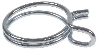Trådklemme Stål galvaniseret ø 38,5-40,5mm Trådtykkelse ø 32mm VPE 20Stk.