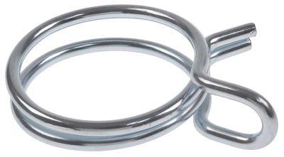 Trådklemme Stål galvaniseret ø 39,4-41,4mm Trådtykkelse ø 32mm VPE 20Stk.