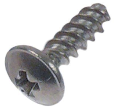Skrue L 125mm CNS ø 3mm Holder VPE 1Stk. Hoved 7mm