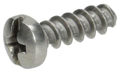 Pladeskrue L 15mm ø 4mm Holder Kærv/krydskærv Gevind L 125mm VPE 1Stk. Hoved 1225mm