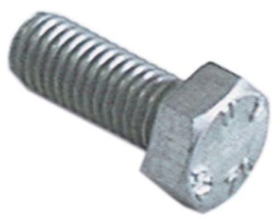 Sekskantskrue DIN 933 / ISO 4017 Gevind M8 CNS SW 13 Gevind L 20mm VPE 1 Stk.