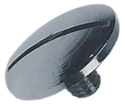Skrue med fladt hoved Gevind M5x0,8 Holder Kærv Gevind L 78mm Hoved 18mm