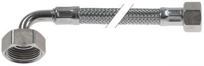 Fleksibel slange L 500mm CNS-væv lige 3/8
