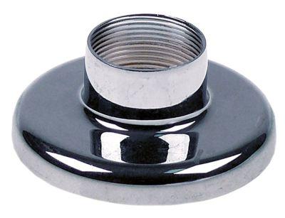 Rosette  - forkromet Tilslutning 27x19G IP  -