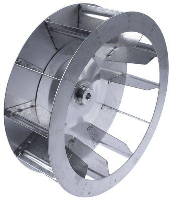 Ventilatorhjul D1 ø 350mm H1 110mm Skovle 12 D2 ø 16,8mm D3 ø 13,2mm H2 15mm H3 75mm