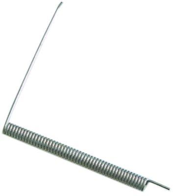 Drejefjeder ø 158mm Trådtykkelse ø 3mm L1 183mm L2 179mm L3 25mm IP venstre