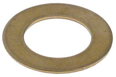 Underlagsskive ID ø 163mm UD ø 27mm Messing Materialestyrke 1mm VPE 1 Stk. til gevind M16