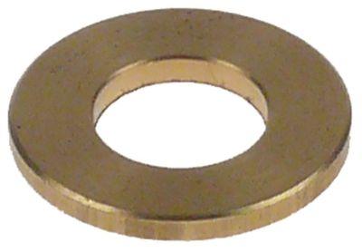 Underlagsskive ID ø 8mm UD ø 16mm Messing Materialestyrke 15mm VPE 1 Stk.