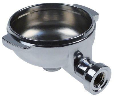 Siholder Messing forkromet ID ø 62mm Udløb 3/8