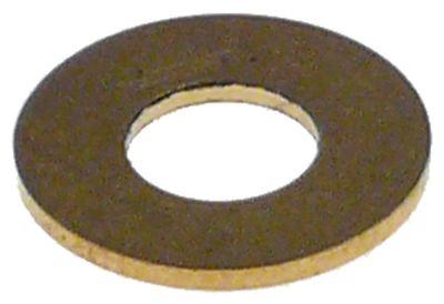 Underlagsskive ID ø 65mm UD ø 145mm Messing Materialestyrke 1mm VPE 1 Stk.